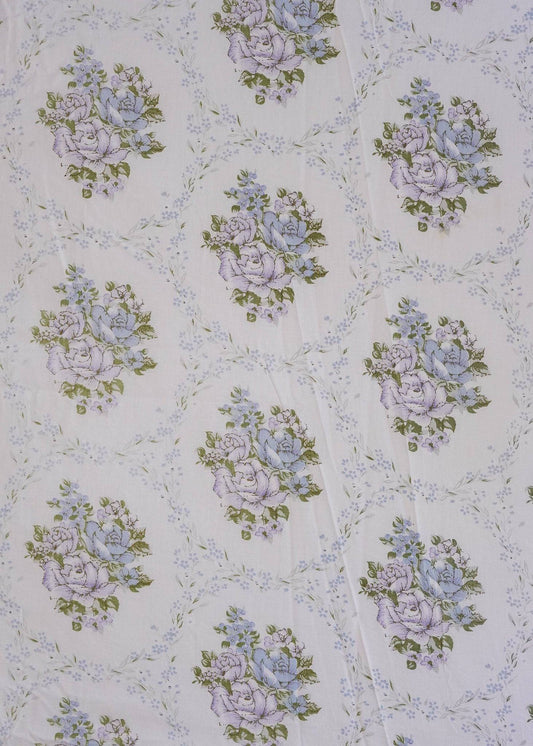 Gray Fabric - Vintage Purple, Blue & Green Boutiques