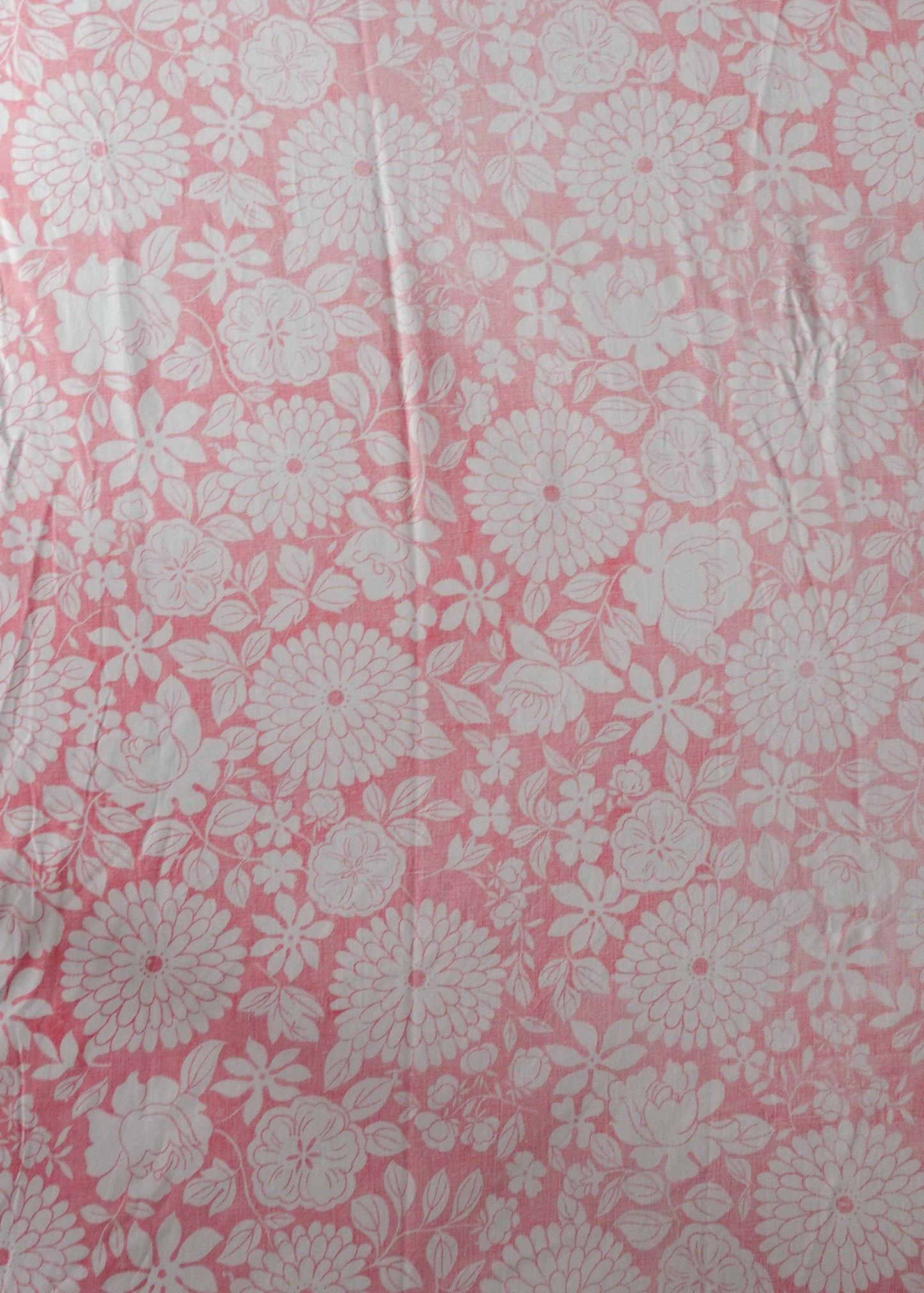 Dark Gray Fabric - Pink Blossoms