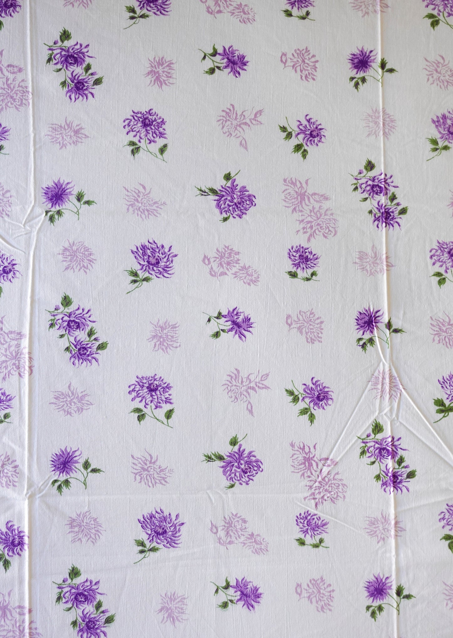 Light Gray Fabric - Vintage Purple and Pink Wishes