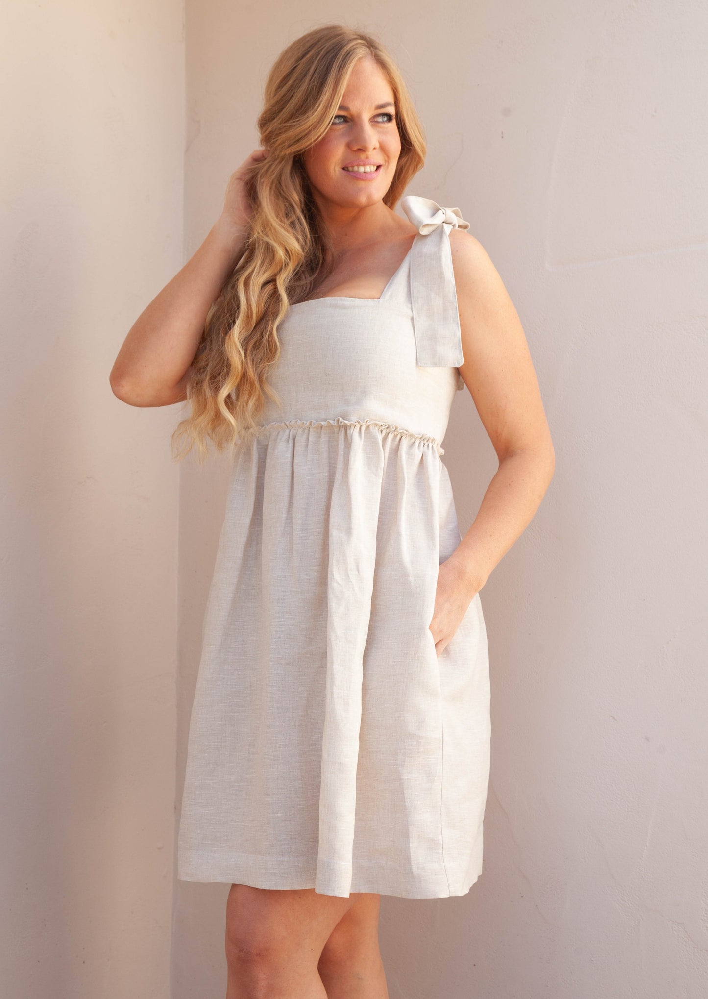 Gray Grace Dress - Neutral