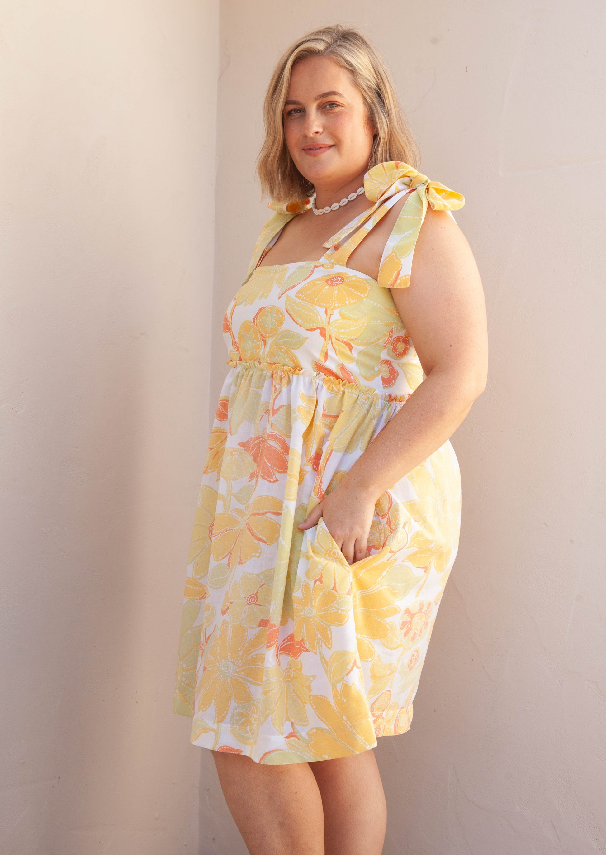 Tan Grace Dress - Vintage