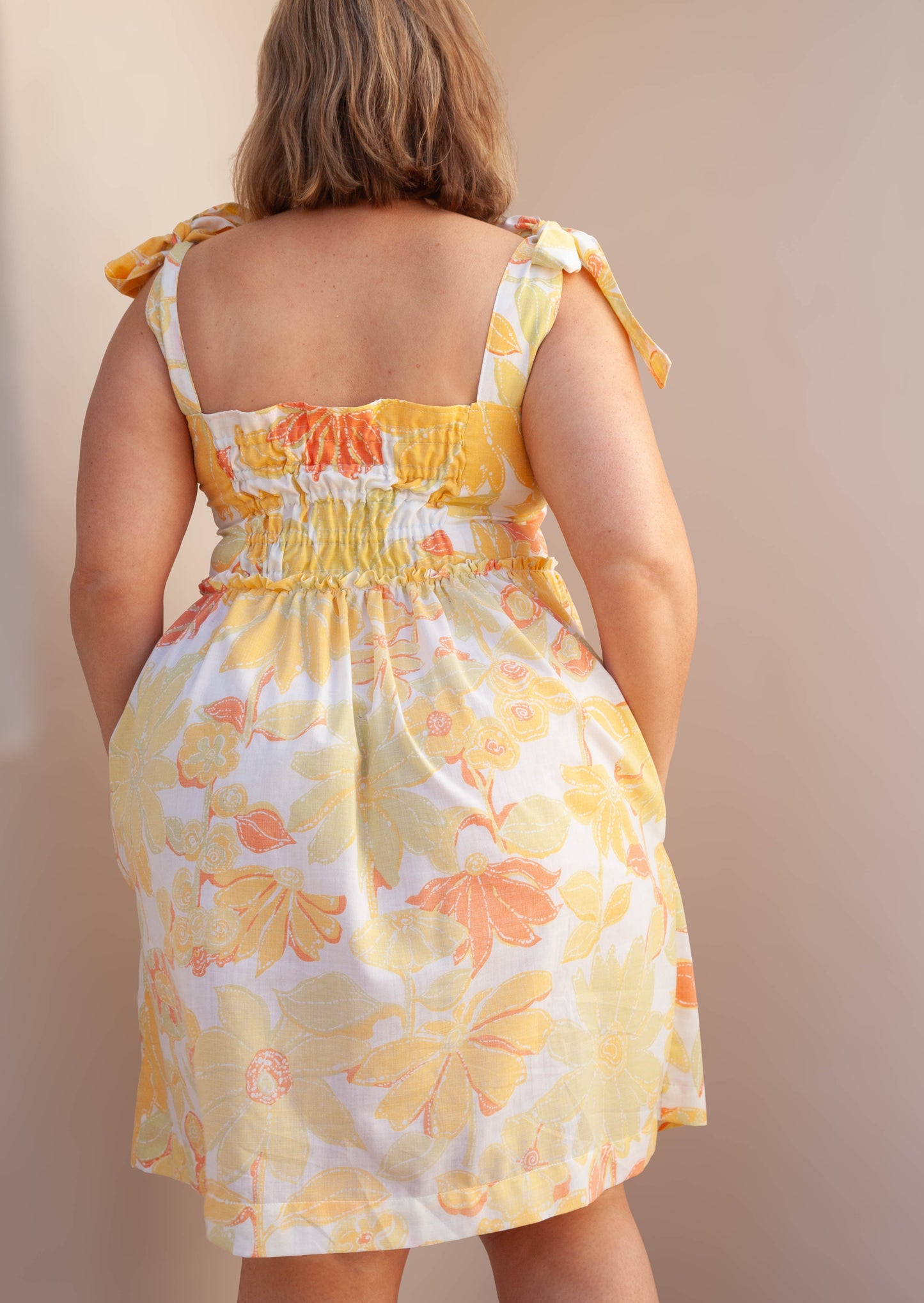 Tan Grace Dress - Vintage