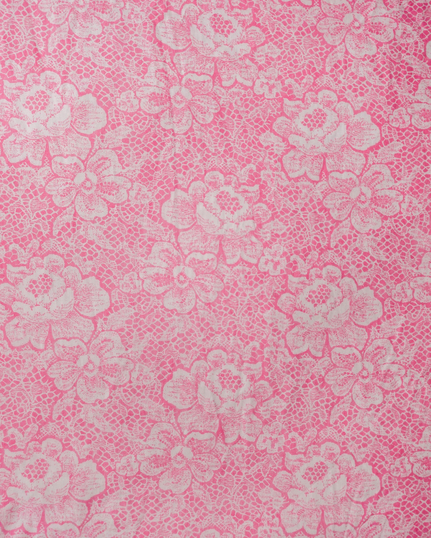 Gray Fabric - Vintage Pink Roses