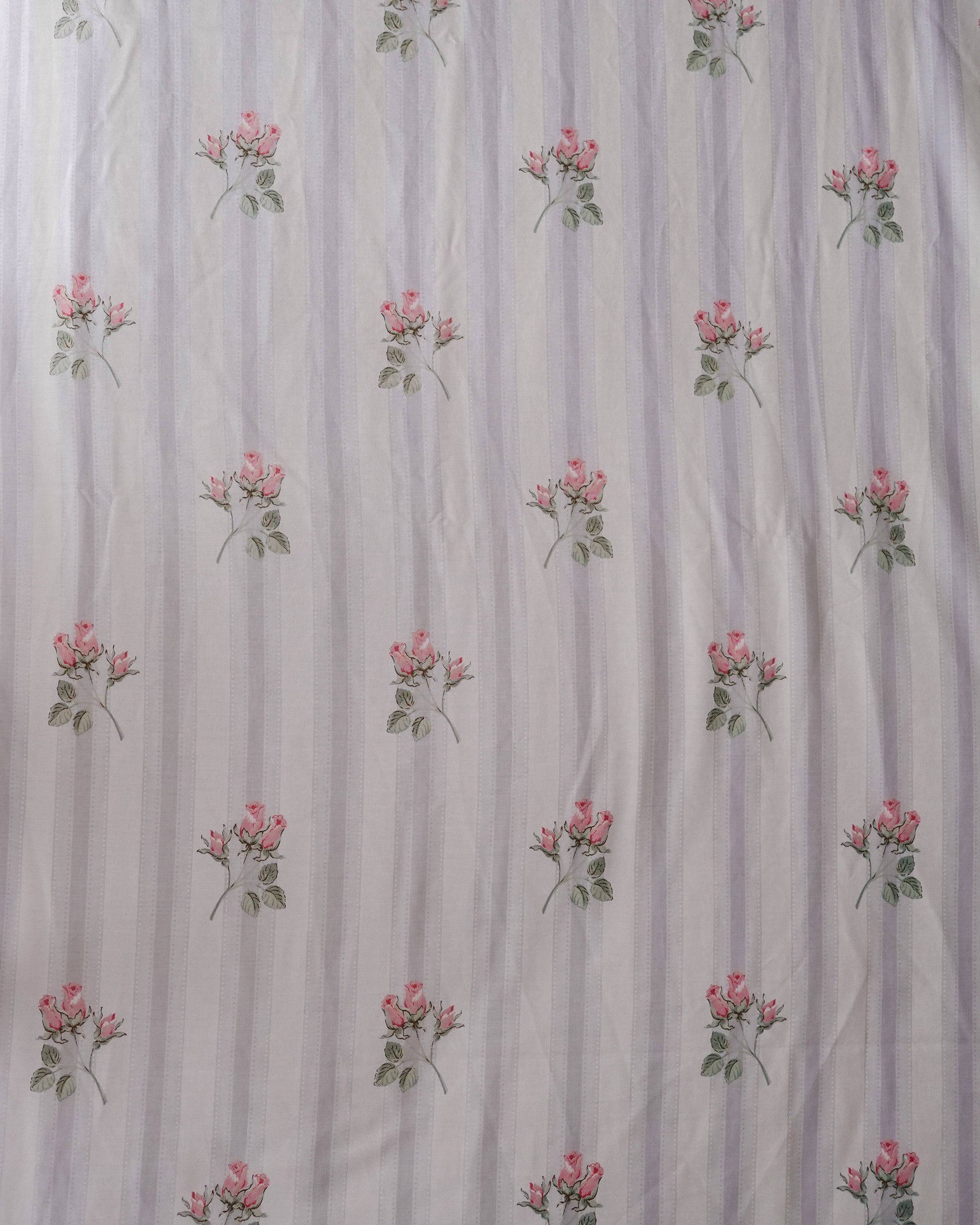 Dark Gray Fabric - Vintage Lines and Roses